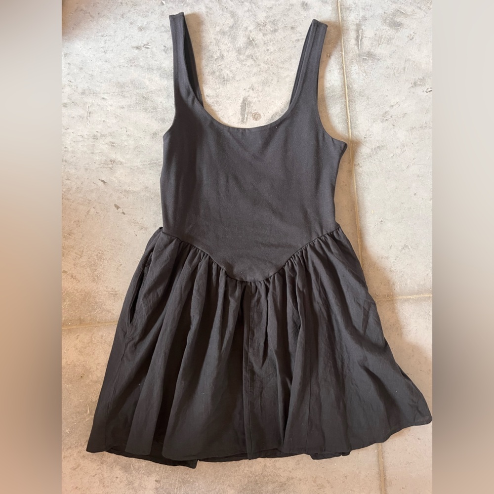 Silence + Noise by Urban Outfitters Black Backless Dress